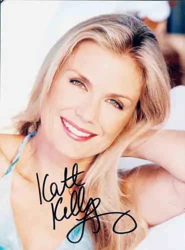 Ak Schauspielerin Katherine Kelly Lang, Portrait, Autogramm