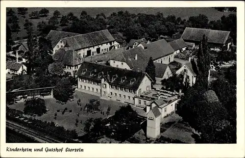 Ak Storzeln Hilzingen in Baden Württemberg, Kinderheim und Gutshof