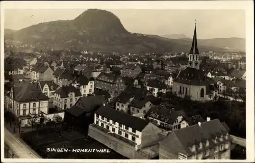 Ak Singen Hohentwiel Baden Württemberg, Totale