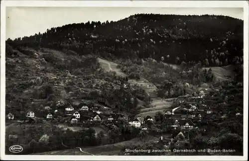 Ak Stauffenberg Staufenberg Gernsbach im Murgtal Schwarzwald, Panorama