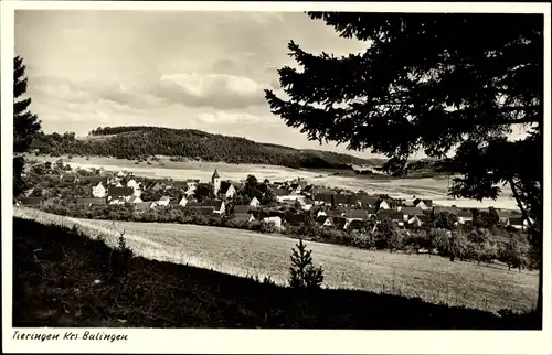 Ak Tieringen Meßstetten im Zollernalbkreis, Panorama, Ortsansicht