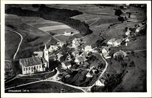 Ak Rickenbach im Hotzenwald, Luftbild