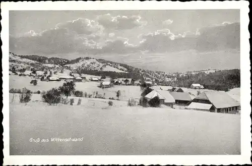 Ak Wittenschwand Dachsberg, Winterpartie