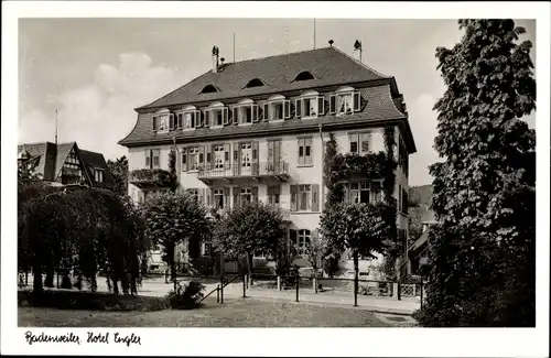 Ak Badenweiler im Schwarzwald, Hotel Engler