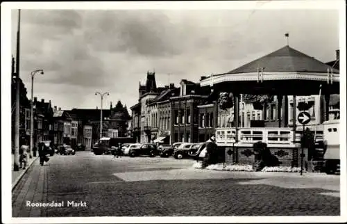 Ak Roosendaal Nordbrabant Niederlande, Markt, Autos