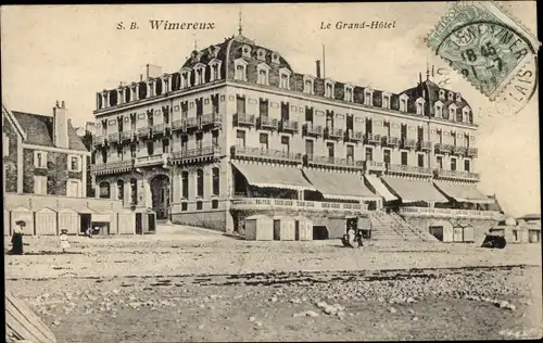 Ak Wimereux Pas de Calais, Le Grand-Hotel