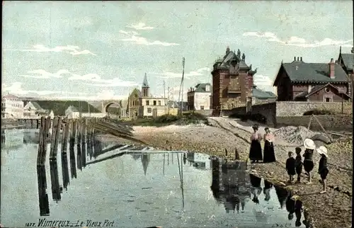 Ak Wimereux Pas de Calais, Le Vieux Port