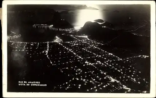 Foto Ak Rio de Janeiro Brasilien, Visto do Corcovado