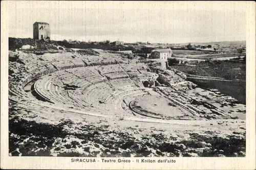 Ak Siracusa Syrakus Sizilien, griechisches Theater