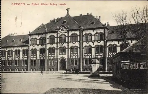 Ak Szeged Segedin Ungarn, Schule