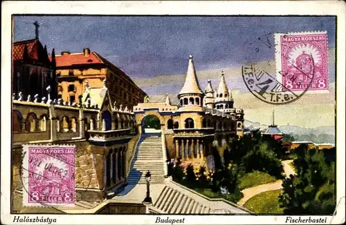 Ak Budapest Ungarn, Fischerbastei