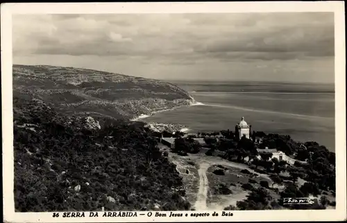 Ak Serra da Arrabida Portugal, O Bom Jesus e aspecto da Baia