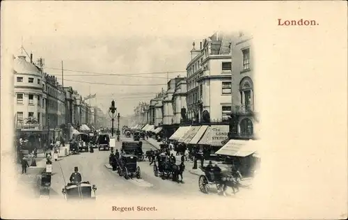 Ak London City England, Regent Street