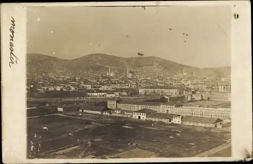 Foto Ak Bitola Monastir Mazedonien, Totalansicht, Vogelschau