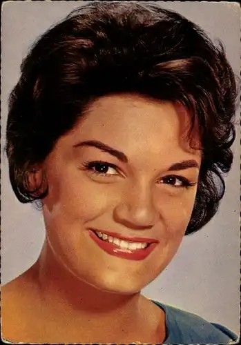 Ak Sängerin Connie Francis, Portrait