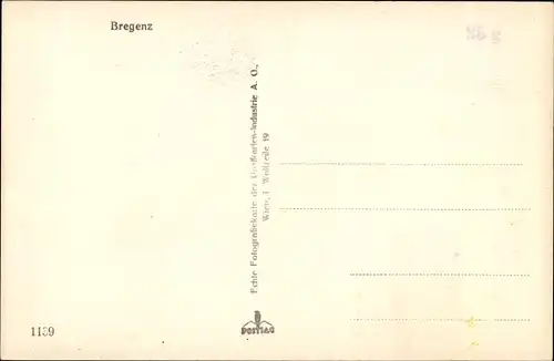 Ak Bregenz am Bodensee Vorarlberg, Gesamtansicht, Landungsplatz