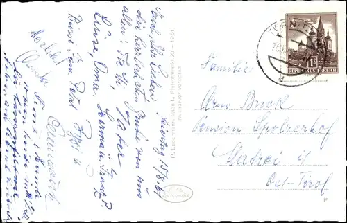 Ak Türnitz in Niederösterreich, Bahnhofstraße, Luftbild