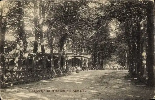 Ak Almelo Overijssel Niederlande, Straßenpartie, Gasthof