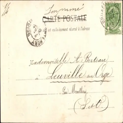 Ak Brüssel, Denkmal Frédéric de Mérode 