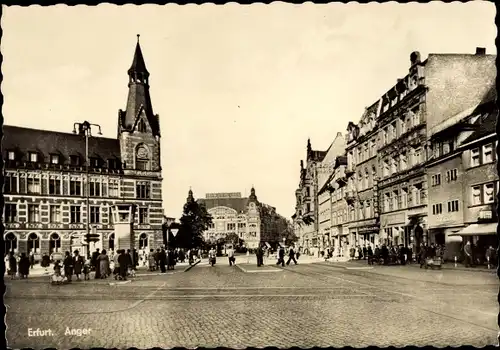 Ak Erfurt in Thüringen, Anger, Hauptpost