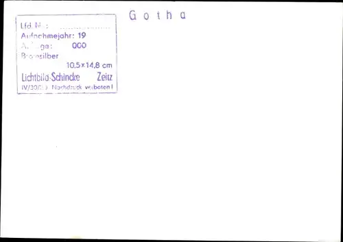 Foto Gotha in Thüringen, Park, Gebäude