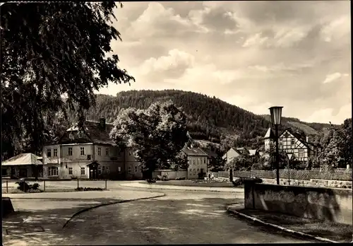 Ak Leutenberg in Thüringen, Teilansicht, Leninstraße