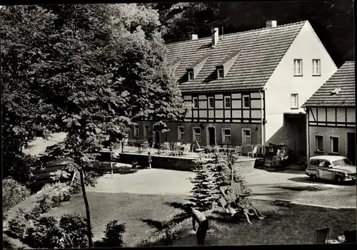 Ak Dresden Mobschatz Oberwartha, Reichsbahnerholungsheim Lochmühle Waldfrieden