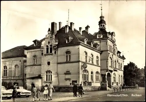 Ak Hermsdorf in Thüringen,  Rathaus