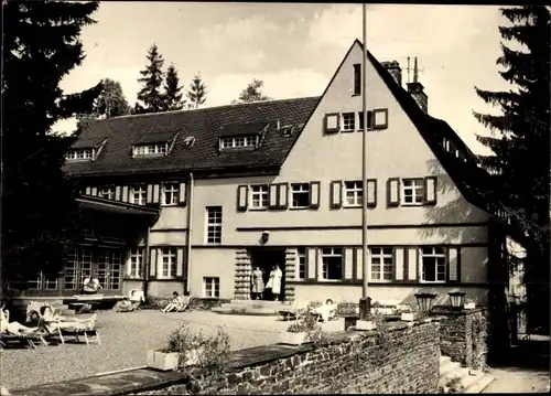 Ak Grünhain Beierfeld im Erzgebirge Sachsen, Genesungsheim