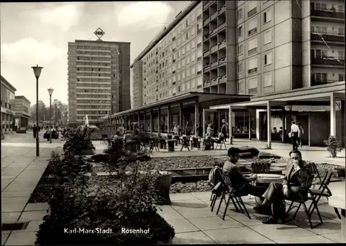 Ak Karl Marx Stadt Chemnitz Sachsen, Rosenhof