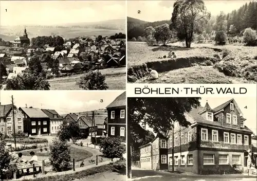 Ak Böhlen Großbreitenbach in Thüringen, Mühltal, Ortsmotiv, Gasthaus zur schönen Aussicht