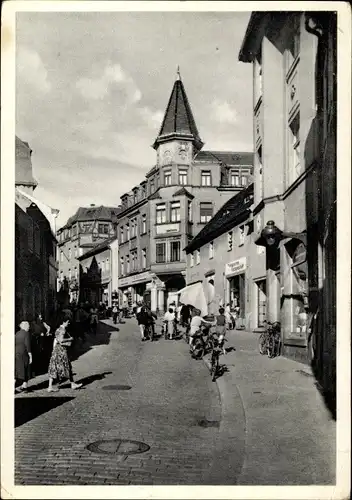 Ak Radeberg in Sachsen, Hauptstraße, Passanten