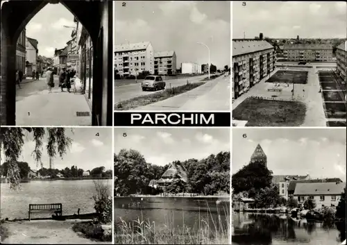 Ak Parchim in Mecklenburg, Kinderkurheim Markower Mühle, Weststadt, Wockersee, Straße des Friedens