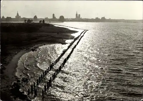 Ak Stralsund in Vorpommern, Blick vom Dänholm