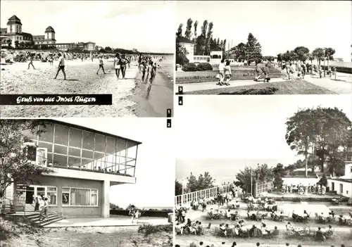 Ak Insel Rügen, Binz, Baabe, Göhren, Sellin