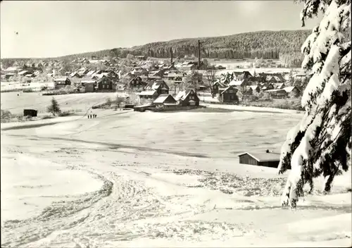 Ak Gehlberg Suhl in Thüringen, Winterpanorama
