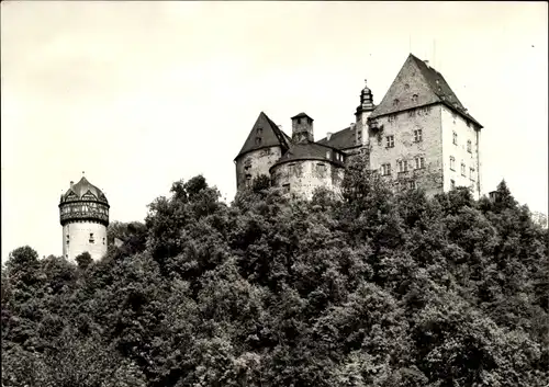 Ak Burgk Schleiz in Thüringen, Schloss Burgk an der Saale