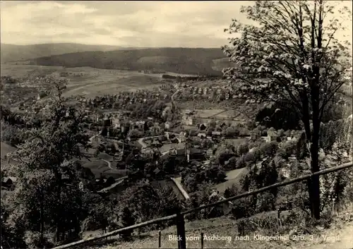 Ak Aschberg Klingenthal im Vogtland Sachsen, Panorama