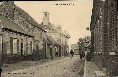 Ak Rue Somme, Rue du Four