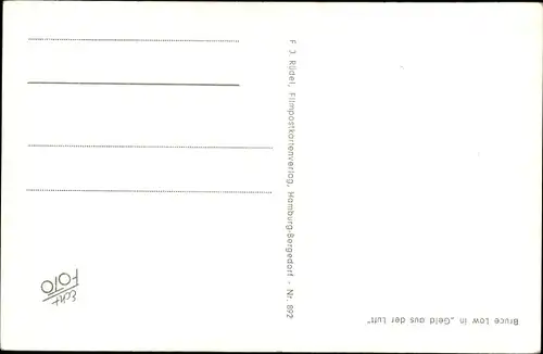 Ak Schauspieler Bruce Low, Portrait