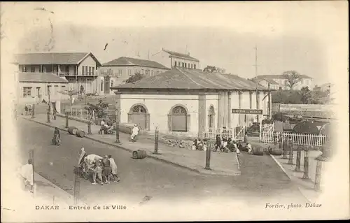Ak Dakar, Senegal, Militärdirektion, Eingang zur Stadt