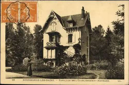 Ak Bourbonne les Bains Haute Marne, Pavillon des Maynard Establishments