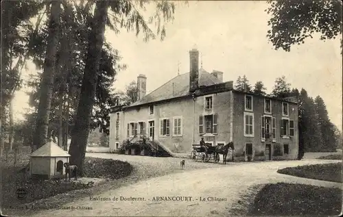 Ak Arnancourt Haute Marne, das Schloss