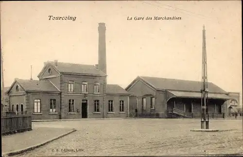 Ak Tourcoing Nord, Der Güterbahnhof