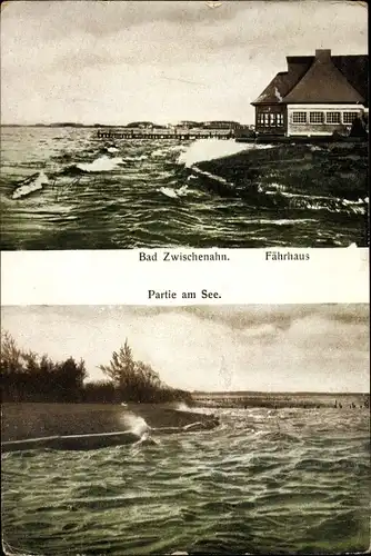 Ak Bad Zwischenahn in Oldenburg, Fährhaus, Seepartie
