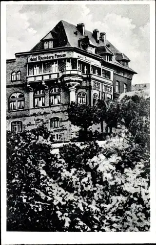 Ak Urbar am Rhein bei Koblenz, Hotel Pension Rheinberg