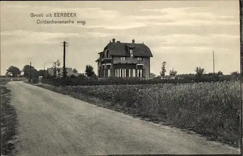 Ak Eerbeek Brummen Gelderland Niederlande, Coldenhovensche weg