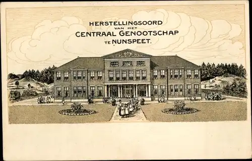 Litho Nunspeet Gelderland, Herstellingsoord van het Centraal Genootschap