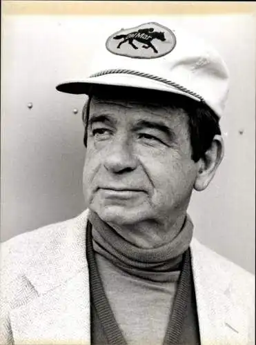 Foto Schauspieler Walter Matthau, Portrait, Mütze Del Mar