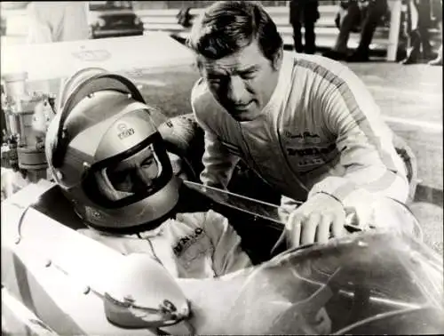 Foto Schauspieler Brad Harris, Szene Formel I, In der Hölle des Grand Prix, Pressefoto